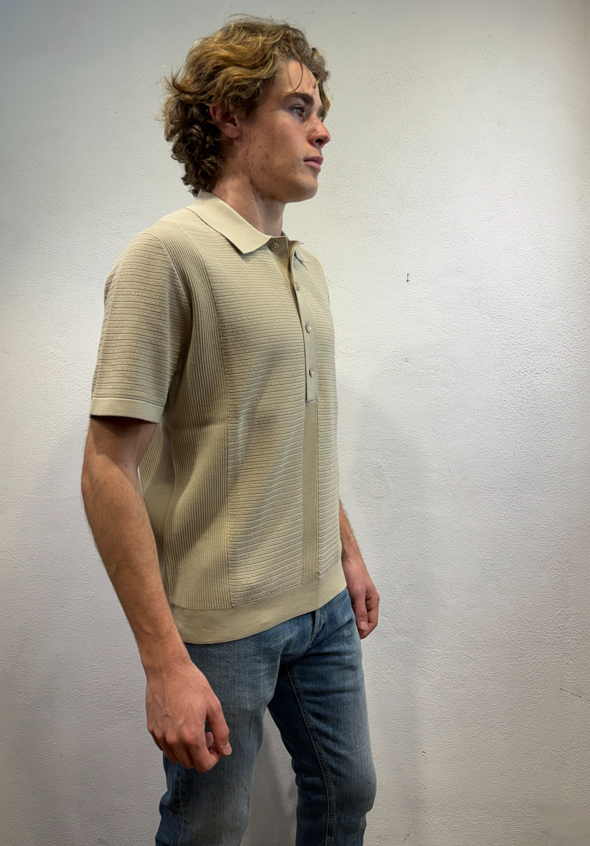 PAOLO PECORA MILANO - POLO DOPPIA LAV ECRU PAOLO PECORA MILANO – POLO DOPPIA LAV ECRU