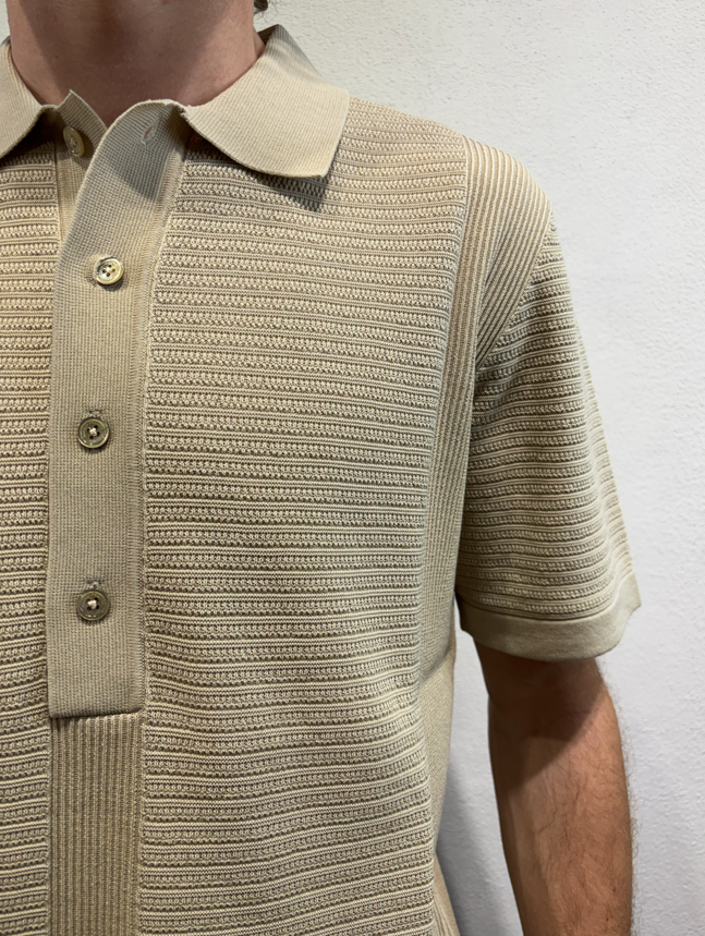 PAOLO PECORA MILANO - POLO DOPPIA LAV ECRU PAOLO PECORA MILANO – POLO DOPPIA LAV ECRU