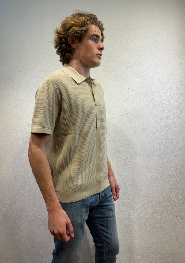 PAOLO PECORA MILANO - POLO DOPPIA LAV ECRU PAOLO PECORA MILANO – POLO DOPPIA LAV ECRU