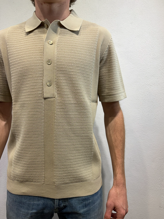 PAOLO PECORA MILANO - POLO DOPPIA LAV ECRU PAOLO PECORA MILANO – POLO DOPPIA LAV ECRU