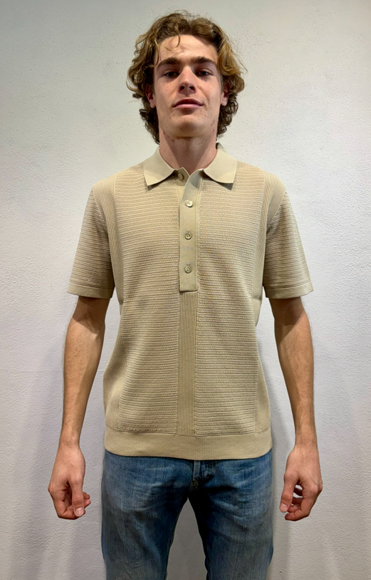 PAOLO PECORA MILANO - POLO DOPPIA LAV ECRU PAOLO PECORA MILANO – POLO DOPPIA LAV ECRU