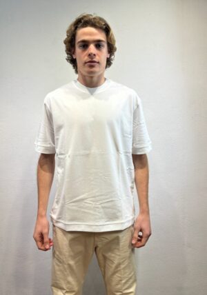 PAOLO PECORA MILANO – T-SHIRT LOOSE BIANCO