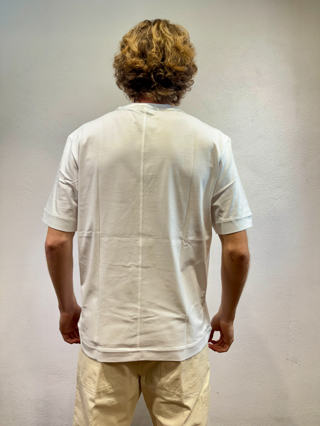 PAOLO PECORA MILANO - T-SHIRT LOOSE BIANCO PAOLO PECORA MILANO – T-SHIRT LOOSE BIANCO