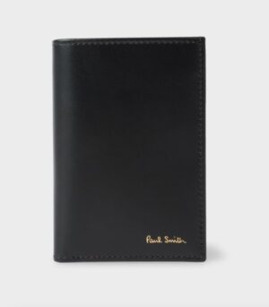 PAUL SMITH - PORTACARTE NERO PAUL SMITH – PORTAFOGLIO VERTICALE NERO