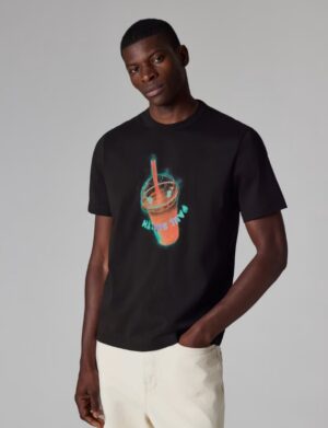 PAOLO PECORA MILANO - POLO CAMICIA M/L BLU PAUL SMITH – T-SHIRT MILKSHAKE NERO