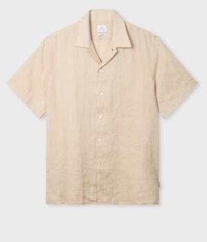 PAUL SMITH – CAMICIA M/M LINO SABBIA