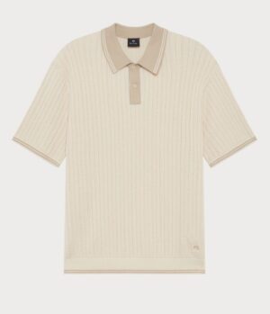 PAUL SMITH – POLO LAVORATO SABBIA
