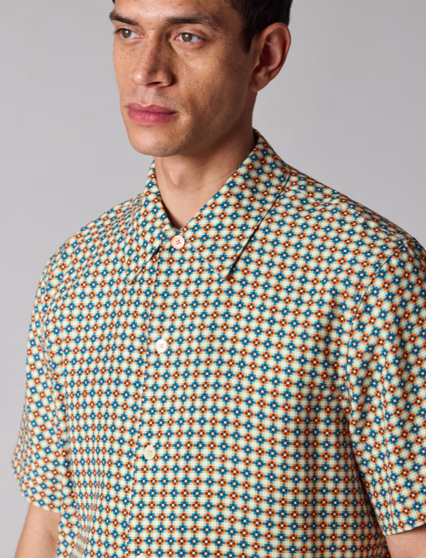 PAUL SMITH - CAMICIA M/M OPTICAL MULTICOLOR PAUL SMITH – CAMICIA M/M OPTICAL MULTICOLOR