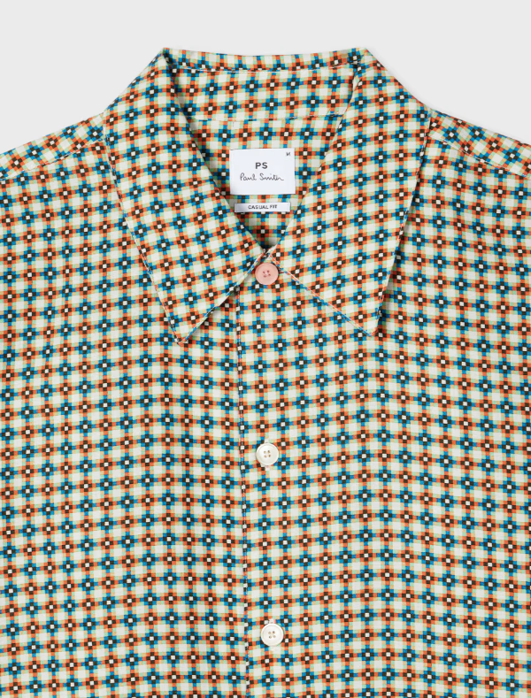 PAUL SMITH - CAMICIA M/M OPTICAL MULTICOLOR PAUL SMITH – CAMICIA M/M OPTICAL MULTICOLOR