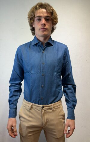 XACUS – DENIM BOT METALLO DENIM