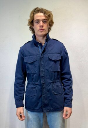 GIOCASTA – FIELD JKT COTONE BLU