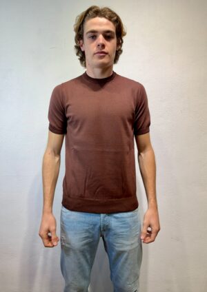 ALPHA STUDIO – T-SHIRT M/M T-FREDDO CIOCCOLATO