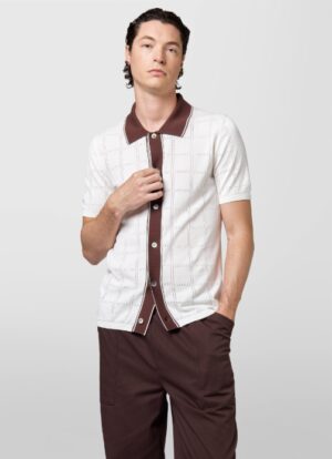 ALPHA STUDIO – POLO CAMICIA M/M LATTE