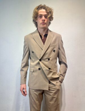 AMARANTO – GIACCA DOPPIO PETTO CORDA