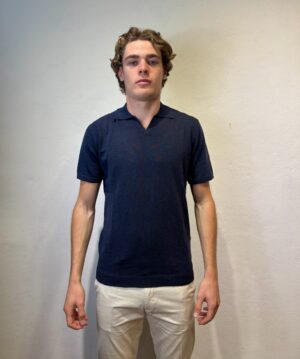 ANIMA – POLO SCOLLO V BLU