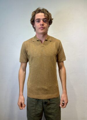 ANIMA – POLO SCOLLO V  TABACCO
