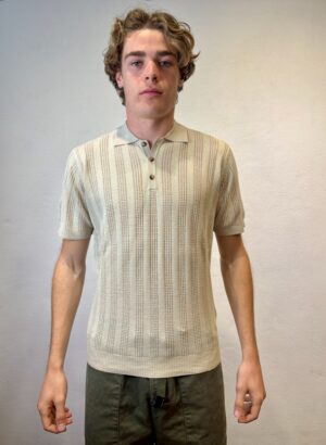 ANIMA – POLO LAVORATO MASTICE