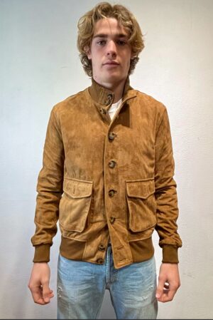 BLUSOTTO – BOMBER POLSINI CUOIO