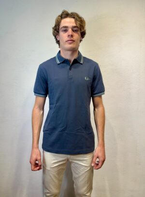 EN AVANCE - CAMICIA RICAMO ROSA FRED PERRY – POLO M/M AVIO