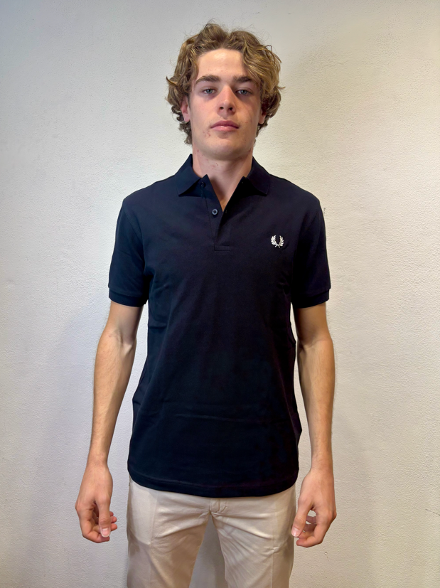 FRED PERRY - POLO M/M BASIC BLU FRED PERRY – POLO M/M BASIC BLU