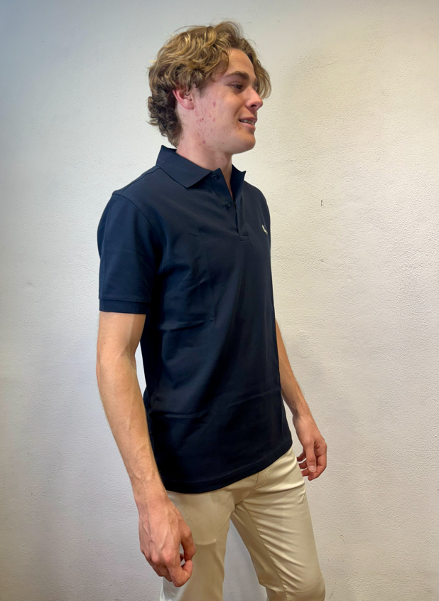 FRED PERRY - POLO M/M BASIC BLU FRED PERRY – POLO M/M BASIC BLU
