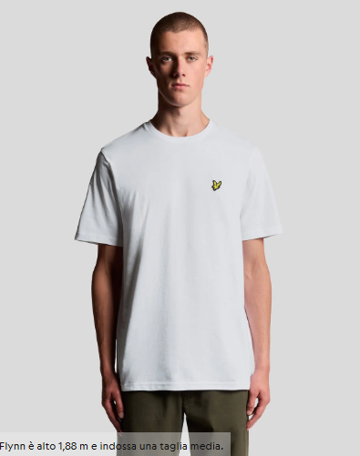 LYLE SCOTT - T-SHIRT M/M BIANCO LYLE SCOTT – T-SHIRT M/M BIANCO