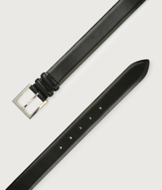 ORCIANI - CINTURA SPAZZOLATO NERO ORCIANI – CINTURA SPAZZOLATO NERO