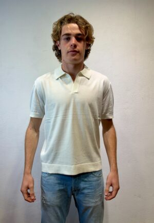 PAOLO PECORA MILANO – POLO SCOLLO V M/M PANNA