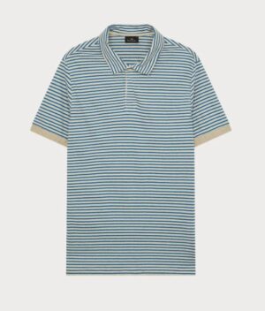 PAUL SMITH – POLO M/M RIGA BIANCO