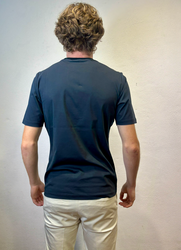 PEOPLE OF SHIBUYA - T-SHIRT FILO M/M BLU PEOPLE OF SHIBUYA – T-SHIRT FILO M/M BLU