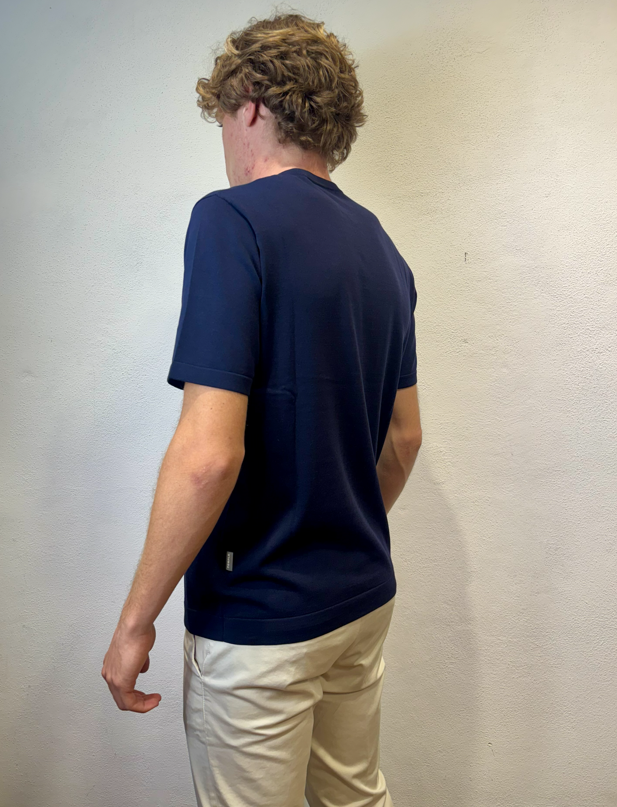 PEOPLE OF SHIBUYA - T-SHIRT FILO M/M BLU PEOPLE OF SHIBUYA – T-SHIRT FILO M/M BLU