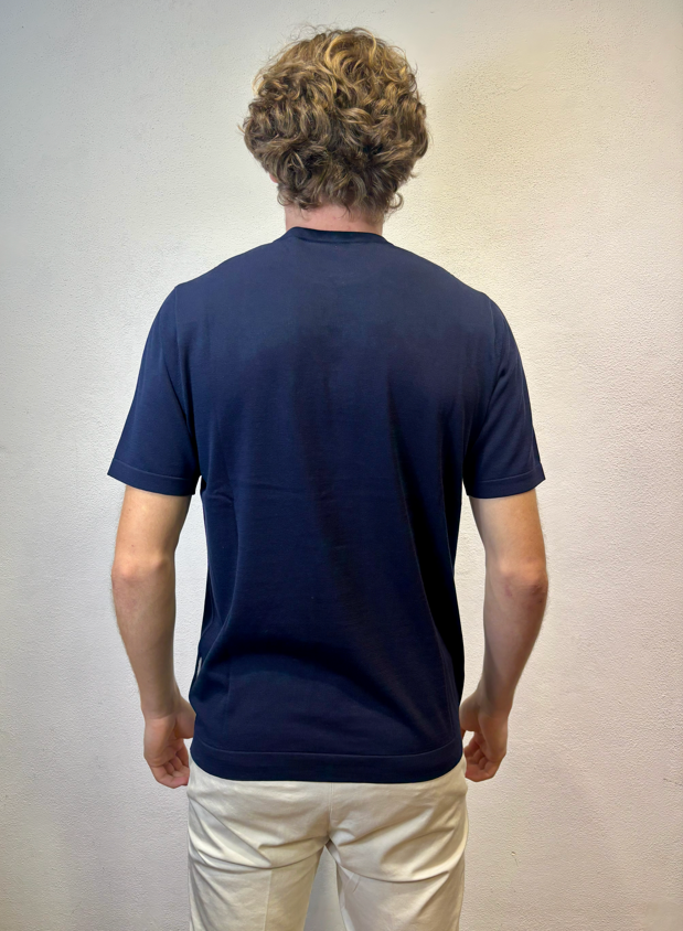 PEOPLE OF SHIBUYA - T-SHIRT FILO M/M BLU PEOPLE OF SHIBUYA – T-SHIRT FILO M/M BLU