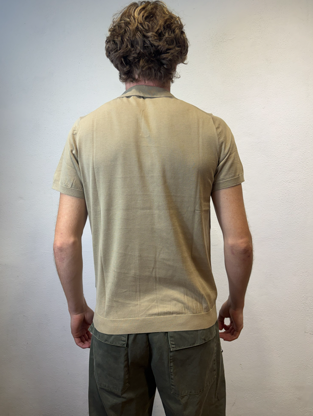 PEOPLE OF SHIBUYA - POLO SCOLLO V SABBIA PEOPLE OF SHIBUYA – POLO SCOLLO V SABBIA