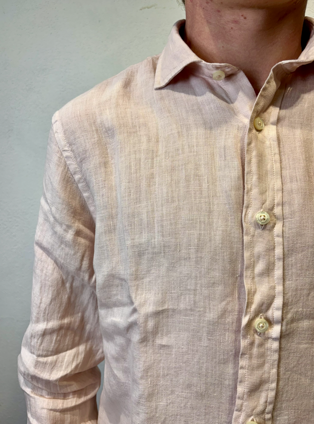 ROY ROGERS - CAMICIA LINO ROSA ROY ROGERS – CAMICIA LINO ROSA