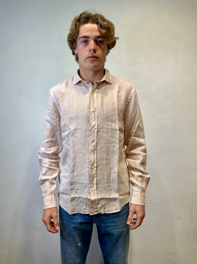 ROY ROGERS - CAMICIA LINO ROSA ROY ROGERS – CAMICIA LINO ROSA