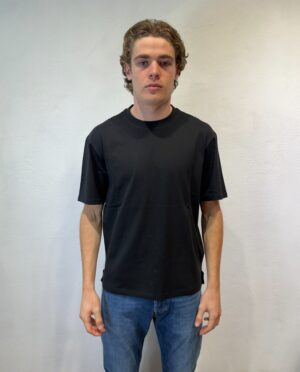 PAUL SMITH - OVERSHIRT LINO SABBIA ANIMA – T-SHIRT NERO