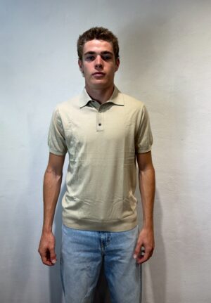 DIKTAT – POLO M/M CREPE SABBIA