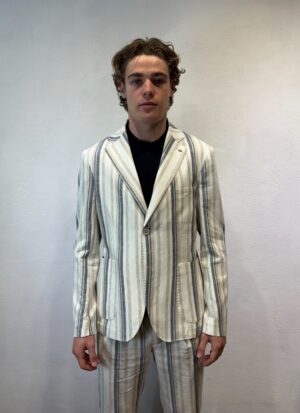 AMARANTO - GIACCA 2 PET ROSA EN AVANCE – GIACCA MONO RIGHE BLU