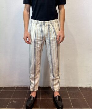 EN AVANCE – PANTALONE RIGHE BLU