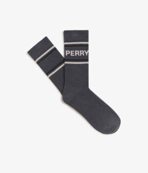 FRED PERRY – CALZA LOGO TENNIS GRIGIO