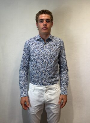 GHR – CAMICIA FIORI BLU