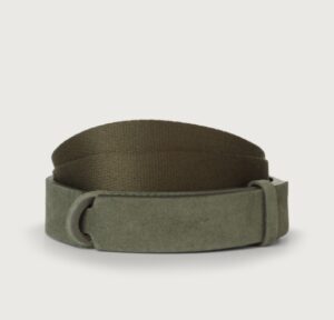 ORCIANI NB – CINTURA SUEDE VERDE