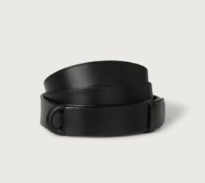 ORCIANI NB – CINTURA CUOIO NERO