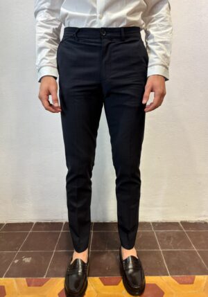 PAUL SMITH – PANTALONE SEERSUCKER BLU