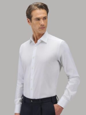 XACUS – CAMICIA STRETCH BIANCO