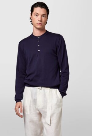ALPHA STUDIO - SERAFINO M/L BLU ALPHA STUDIO – SERAFINO M/L BLU