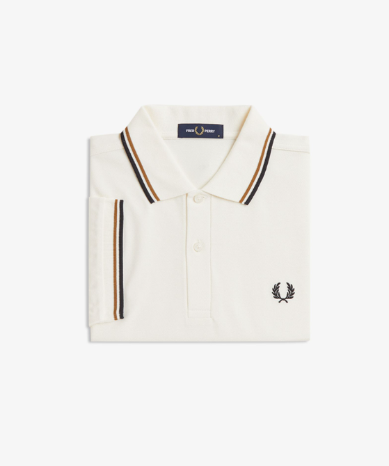 FRED PERRY - POLO M/M BORDINO ECRU FRED PERRY – POLO M/M BORDINO ECRU