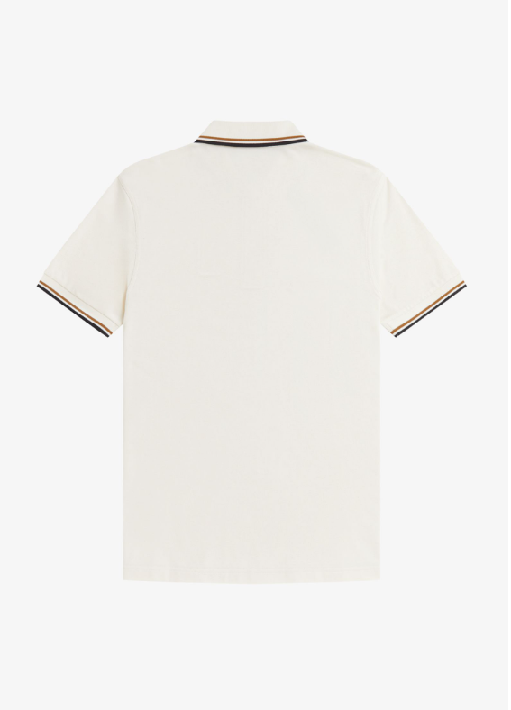 FRED PERRY - POLO M/M BORDINO ECRU FRED PERRY – POLO M/M BORDINO ECRU