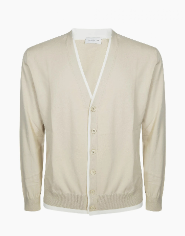 PAOLO PECORA MILANO - CARDIGAN NATURALE PAOLO PECORA MILANO – CARDIGAN NATURALE