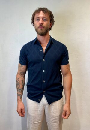 DIKTAT – POLO CAMICIA BLU